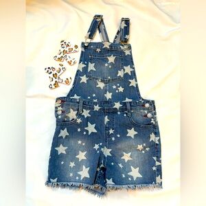 Starry Denim Kids Overalls